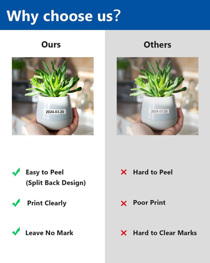 TZe TZ Tape 12mm 0.47 Inch Laminated White Compatible for P Touch Label Tape Refills for Ptouch PT-H110 D210 D220 D400 D600 Label Maker (Black on White, 10-Pack)