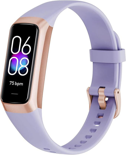 Fitness Tracker with 24/7 Heart Rate Blood Oxygen Sleep Monitor,Activity Tracker with 1.1" AMOLED Touch Color Screen, Multiple Sport Modes Step Counter,IP68 Waterproof for Women Men