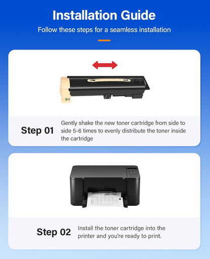 006R01159 High Capacity Toner Cartridge Black 1-Pack with chip Replacement for Xerox 5325 5330 5335 Toner Cartridges Compatible with Xerox WorkCentre 5325 5330 5335 Laser Printer Ink All-in-One Copier
