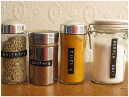 Oozmas Embossing Tape 1/2 Inch Replacement for Dymo Embossed Label Tape 1/2 Inch 12mm 3D Plastic Emboss Labels White Print on Black Compatible with DM1595 Organizer Xpress Pro, 5 Pack