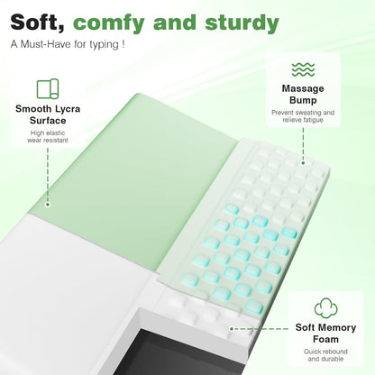 Ospelelf Keyboard Wrist Rest Comfortable Ergonomic Keyboard Stand Riser Holder Pad for Office Home