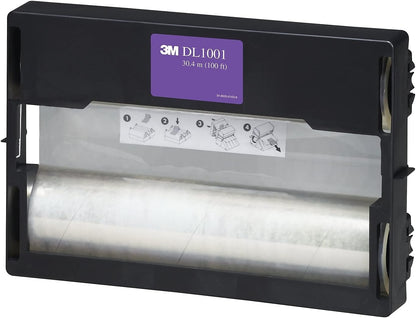 3M Dual Laminate Refill, 12 Inches x 100 Feet Roll, Heat-Free Laminating (DL1001) Clear