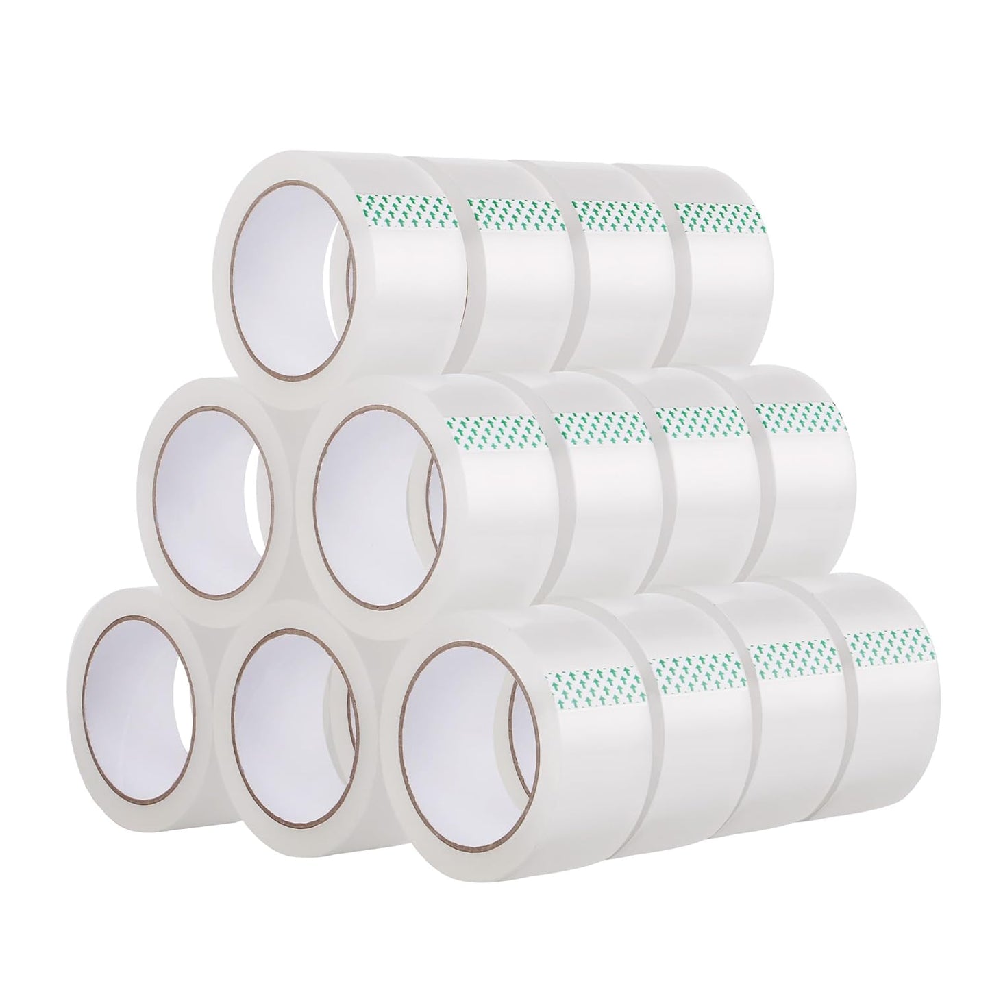 Lichamp Clear Packing Tape, 24 Rolls Heavy Duty Packaging Tape Refill for Moving Boxes, Mail Shipping Supplies, 1.88 inch x 55 Yard x 2.6 mil, A224TP