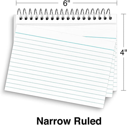 STAPLES TRU RED 4" x 6" Index Cards, Lined, White, 50 Cards/Pack, 3 Packs (TR51007)