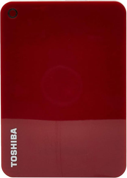 Toshiba Canvio Advance 1TB Portable External Hard Drive USB 3.0, Red - HDTC910XR3AA