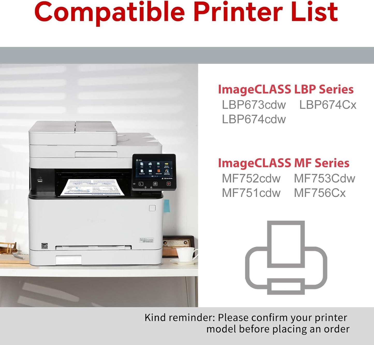 069H 069 MF753Cdw High Yield Black Toner Cartridges Compatible for Canon 069H 069 Toners Work with MF753Cdw MF751Cdw LBP674Cdw LBP673Cdw LBP674Cx MF752Cdw MF756Cx |069H Black Toner,2Pack