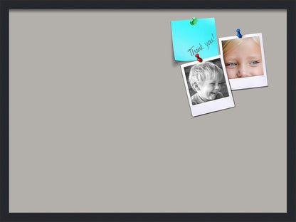 PinPix 30x22 Inch Cork Bulletin Board. This Decorative Framed Pin Board Comes with Dark Stone Design and a Satin Black Frame. Ideal for Home Office Decor or Message Board (PinPix-1808)