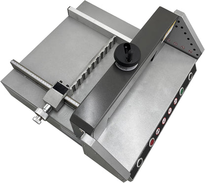 A4 13″ Desktop Electric Paper Cutter with Infrared Photo Electric Protection Paper Stack Guillotine Trimmer for Office, School 110V 120W