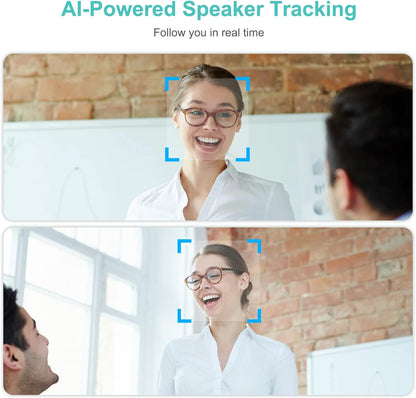 4K Pro Audio and Video Conference Room Camera with Remote Control for Windows TV, AI-Powered HD Webcam with Microphone & Speaker for Desktop Computer/PC/Monitor/Laptop/Teams/Zoom/Skype