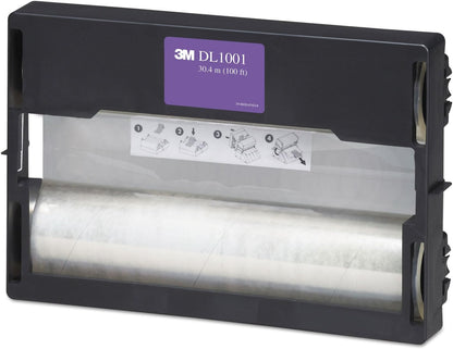 3M Dual Laminate Refill, 12 Inches x 100 Feet Roll, Heat-Free Laminating (DL1001) Clear