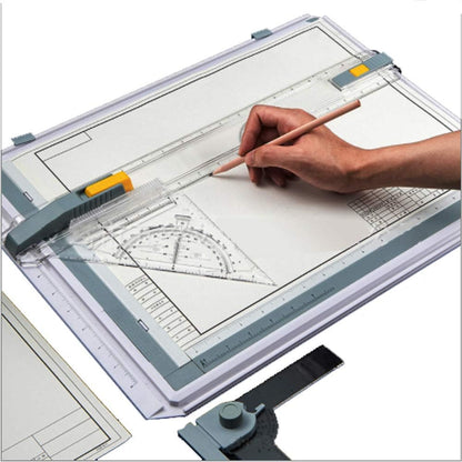 SALEMAR Inch Scale A3 Drafting Table Drawing Board Graphic Architectural Sketch Tool Set