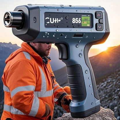 Professional Portable XRF Spectrometer Analyzer - Handheld Metal Alloy Analyzer for Mining, Metallurgy, Recycling | 35+ Element Detection | IP54 Waterproof | with Calibration Certificate