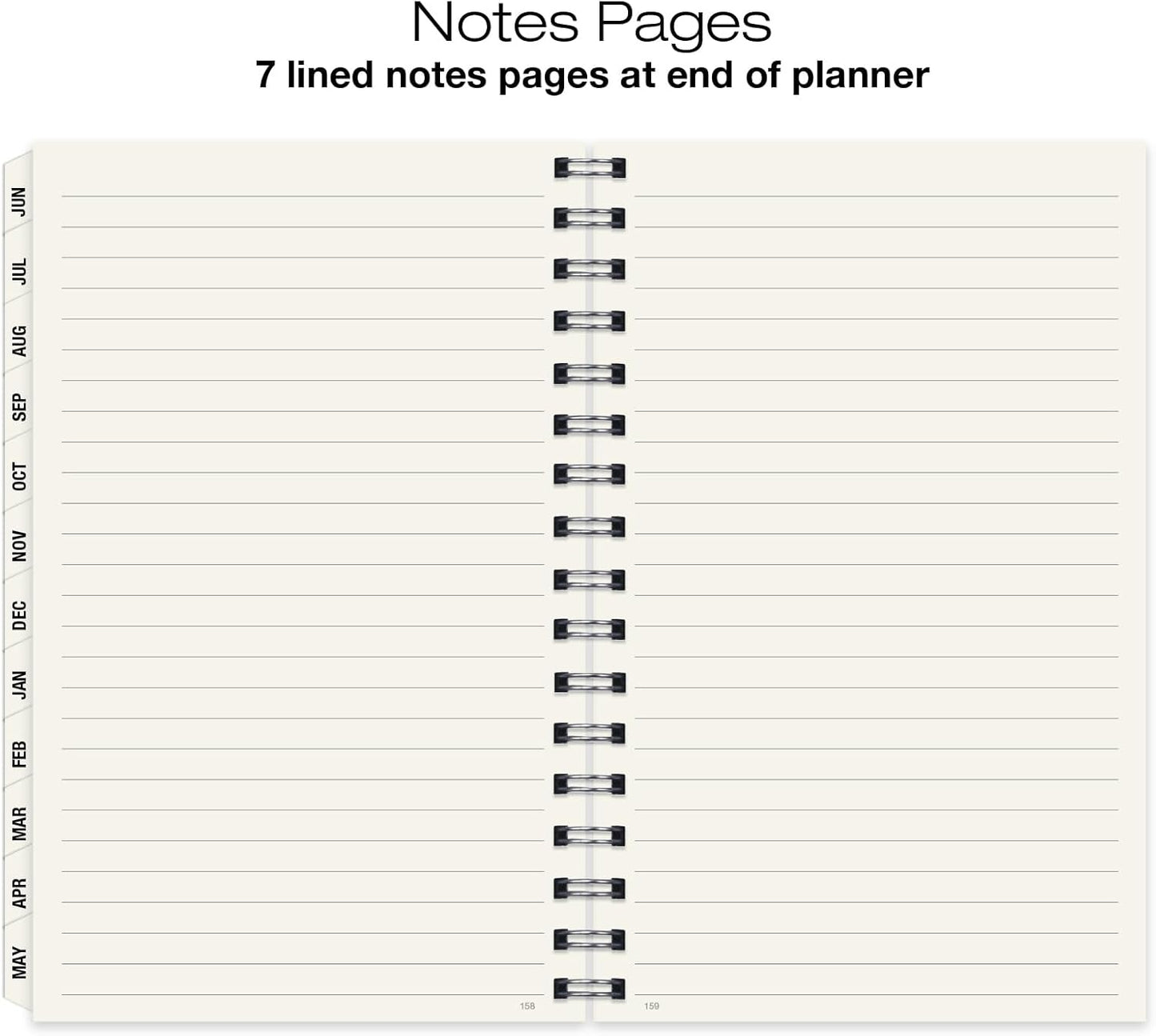 Global Printed Products Essential 5"x8" Monthly & Weekly 2025-2026 Planner - (5" x 8" - June 2025 Through July 2026)