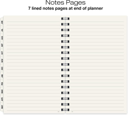 Global Printed Products Essential 5"x8" Monthly & Weekly 2025-2026 Planner - (5" x 8" - June 2025 Through July 2026)