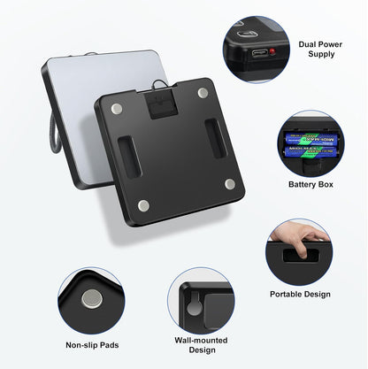 Shipping Scale, 440lb/0.5oz High Accuracy Digital Scale for Packages with Hold, Tare Function, Postal Scale for Small Business, Luggage, Home Use (Battery & Charging Cable Include)