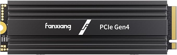 fanxiang S880R 4TB PCIe 4.0 NVMe SSD with Heatsink for PS5, M.2 2280 Gen4x4 Internal Solid State Drive, Up to 7300MB/s, 3D NAND TLC, Compatible with Desktop, Laptop, PS5
