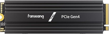 2TB NVMe M.2 Gaming SSD for PS5 with Heatsink PCIe 4.0 2280 Up to 7300MB/s,3D NAND TLC Flash with Dynamic SLC Cache, Internal SSD Suitable for PS5 Enthusiasts, Technology Enthusiasts, IT Professionals