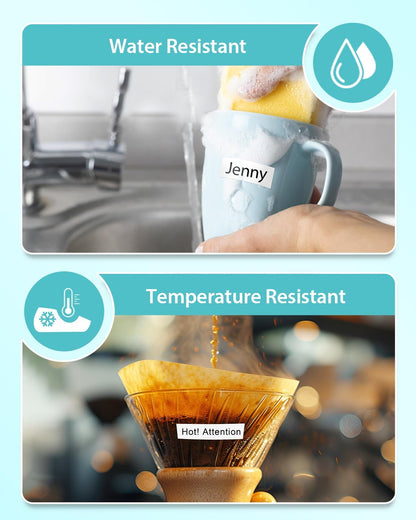 4-Pack TZe-241 TZ Tape 18mm 0.7 Inch Laminated White Compatible for Brother P Touch TZe-241 TZ-241 TZe241 Label Tape Use for Ptouch PT-D400 D410 D600 D610BT Label Maker 3/4 Inch, Black on White