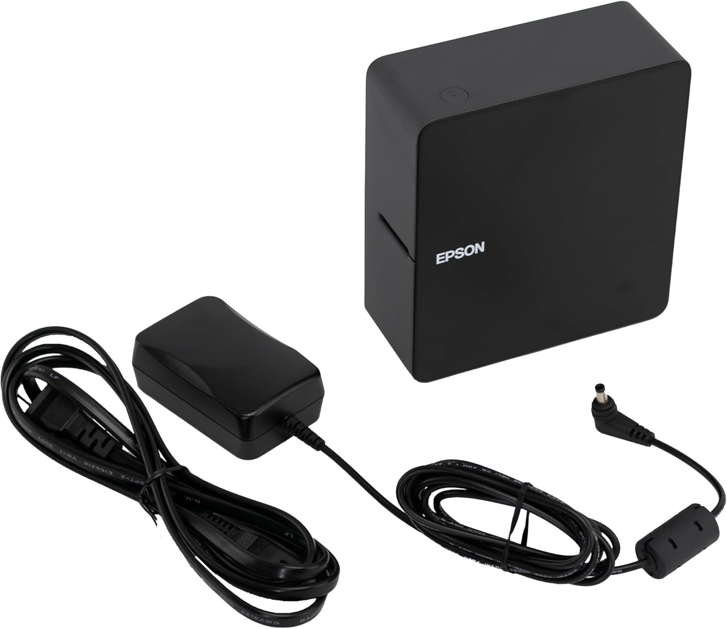 LABELWORKS Epson LW-C610PX-BLK Premium Portable Bluetooth Label Machine Printer with AC Adapter – Create Labels for Crafts and Organization, Designer Tape Supported, App Compatible