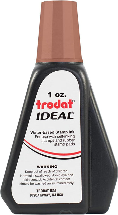 1oz Ink Refill for Sniggle Sloth Self-Inking Stamps - Brown