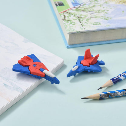 12 Pack Plane Erasers for Kids, 3D Erasers for Boys and Girls, Fun Erasers for School Supplies Prize Gifts Party Favors