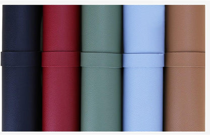 KINGFOM Desk Pad Office Desktop Protecter, PU Leather Desk Mat Blotters Organizer with Comfortable Writing Surface (47.2" x 23.6", Brown)