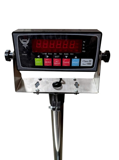 Stainless Steel Bench Scale, Commercial Digital Weighing Scale/Postal Scale/Shipping Scale, 800×0.05lb Capacity (18"x 24")