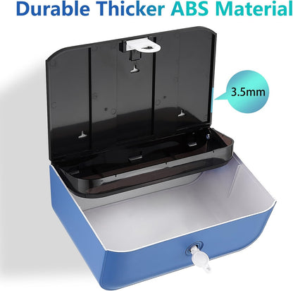 Paper Towel Dispenser Wall Mount - Adhesive Paper Wowel Holder for Bathroom Compact, Touchless Hand Towel Dispenser for Kitchen 200 Sheet