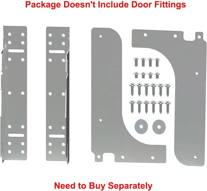 Single Pullout Trash Can for Under Kitchen Cabinets Include Single 35QT Trash Bin Doesn't Include Door Fittings, Bottom-Mount Recycling Bin