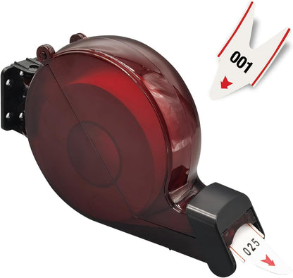 Number Ticket Dispenser Take a Number System with 1 Roll 3 Digit Queue Tickets 2 Groups Number from 000-999 (3 Digit, Purple)