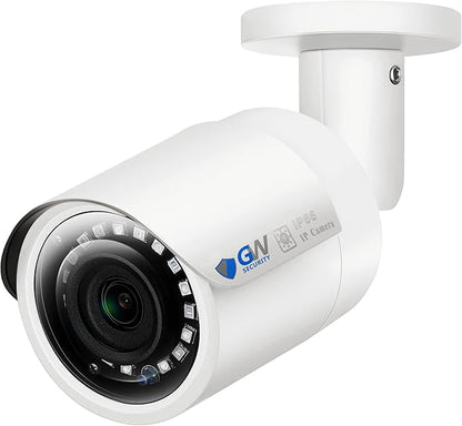 GW Security 16 Channel 4K NVR 5MP POE Audio & Video Smart AI Security Camera System - 16 x 5MP 1920P Weatherproof Bullet Cameras, Built in Microphone, Pre-Installed 4TB Hard Drive