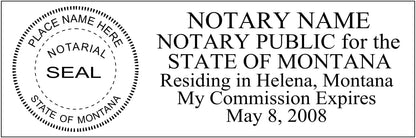 Notary Stamp Seal Ink Personalized Self Inking Stamp Custom Stamp Rubber Stamp Trodat 4913 Self Ink Notary Stamp - 7/8" x 2-3/8" Impression Area