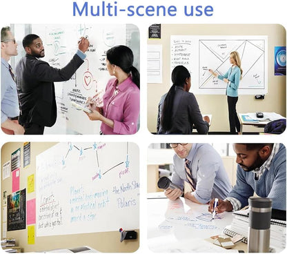 Magnetic Whiteboard Contact Paper, 24" x 39" Stick on Magnetic Dry Erase White Board Sticker on Wall, Easy to Write for Drawing, School, Office, Kitchen Fridge