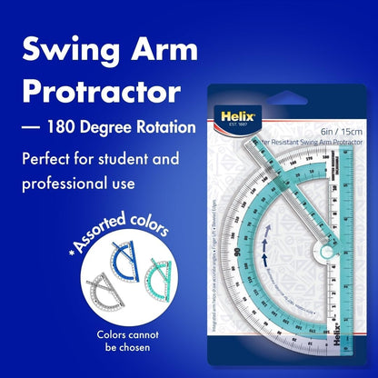 Helix - Swing Arm Protractor - 180 Degree Rotation