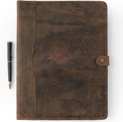 Leather Portfolio, Leather Binder with Pen, Leather Portfolio for Men and Women, Leather Padfolio, Leather Folder, Portfolio Binder, Business Portfolio Men and Women