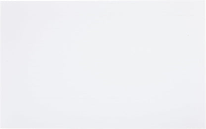 Amazon Basics Ruled Lined Index Note Cards, 500 Count, 5 Pack of 100, White, 5 in x 8 in