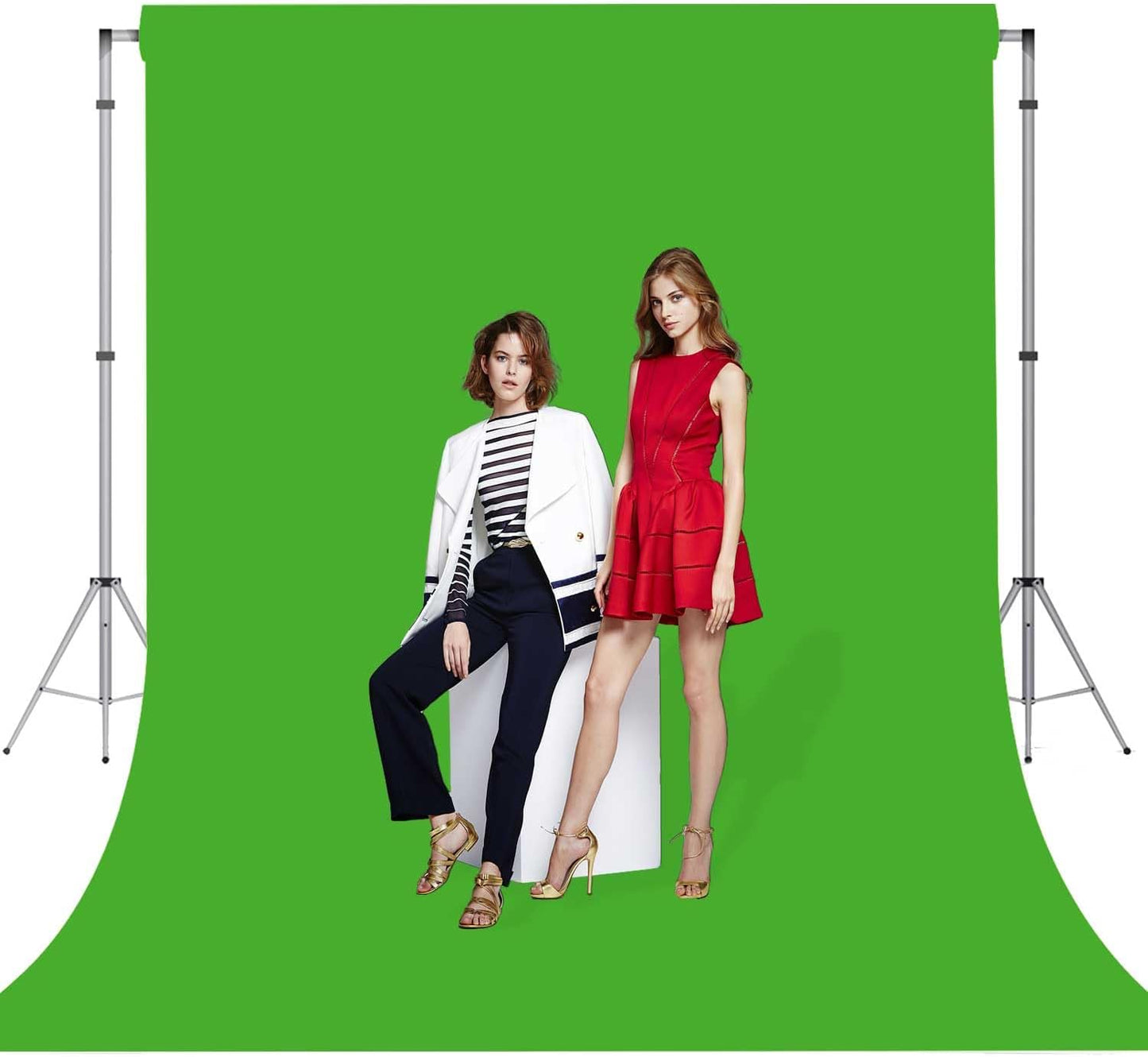 Green Screen Photo Backdrop for Photoshoot Green Background for Photography Photo Backdrop Curtain for Party 10x20 FT