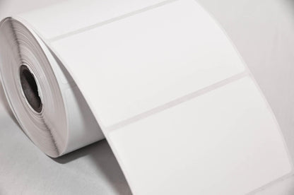 CompuLabel Direct Thermal Labels, 4-Inch x 2 1/2 Inch, White, Roll, Permanent Adhesive, Perforations Between Labels, 575 per Roll, 12 Rolls per Carton (530796)