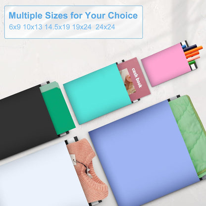 Large Poly Mailers 19x24 Inch 100 Pack, Shipping Bags for Clothing with Self-Sealing Tear-Resistant, Waterproof Poly Bags, Mailing Envelopes for Small Business (White)