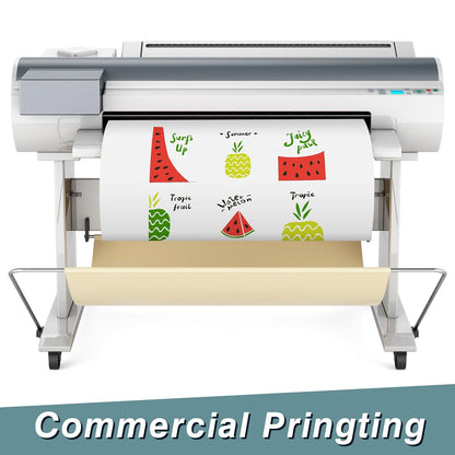 Amylove Blank White Surface Magnet Sheets 24 Inch x 3 Feet, 30 Mil Magnetic Roll Printable Flexible Vinyl Blank Magnetic Sign Sheet Safe for Vehicles DIY Craft Project