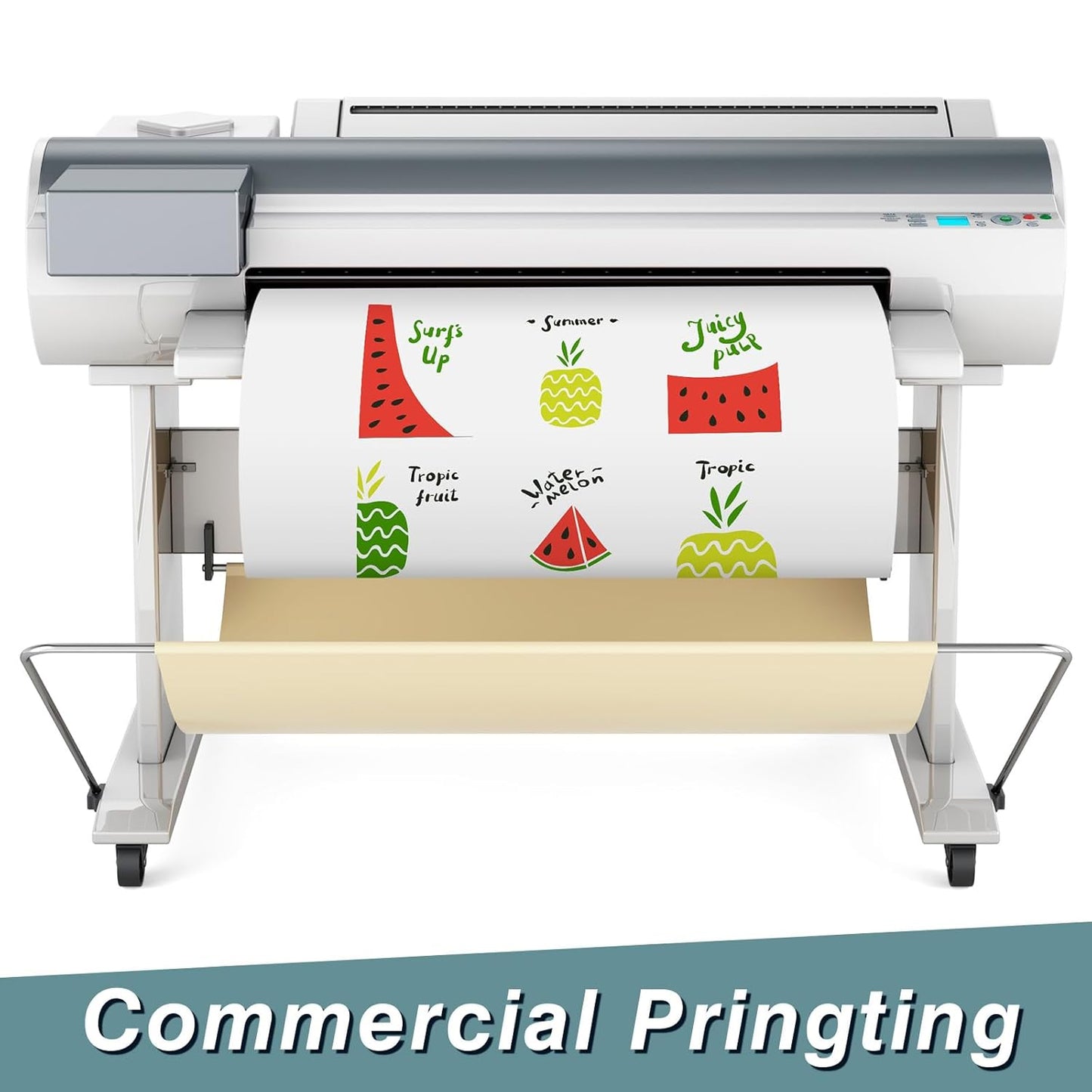 Amylove Blank White Surface Magnet Sheets 16 Inch x 5 Feet, 30 Mil Magnetic Roll Printable Flexible Vinyl Blank Magnetic Sign Sheet Safe for Vehicles DIY Craft Project