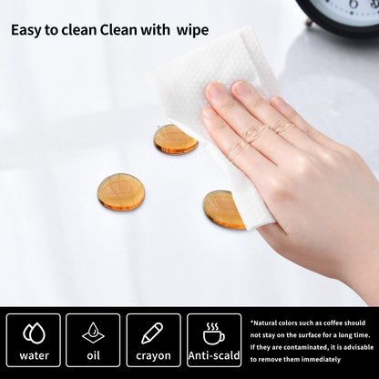 Clear Desk Mat, Non-Slip PVC Desk Protector Mat with Round Edge, Heat Resistant & Waterproof Clear Desk Writing Mat for Home and Office (27.6"*13.8")