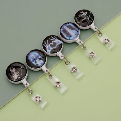 15 Pack Cute Badge Reels Retractable Badge Holders,Id Badge Holder Retractable Clip