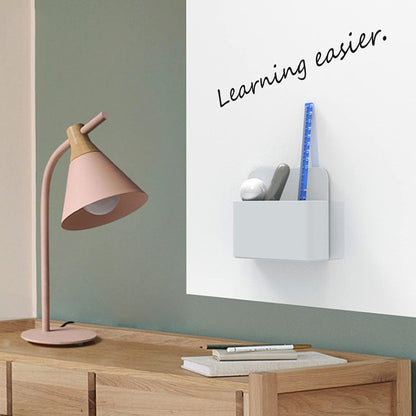 Magnetic Dry Erase Marker Holder, 2 Pack Magnetic Pen Marker Holder for Whiteboard, Fridge, Locker Accessories, School, Office, Home, Magnet Pen Cup, White