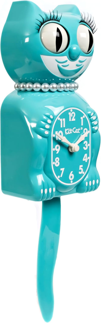 Vibrant Blue Turquoise Lady Kit-Cat