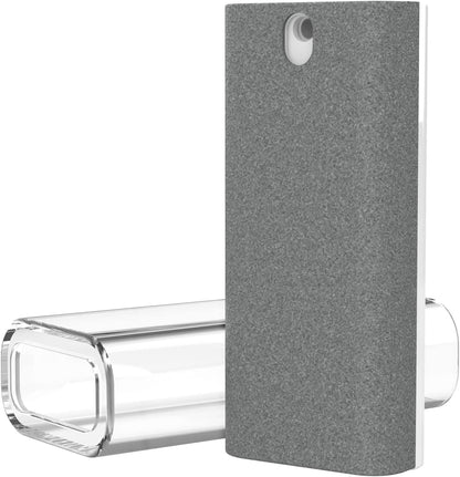 CLICK CLEAN Touchscreen Mist Cleaner, Screen Cleaner, All in One Screen Cleaner Spray with Microfiber and Phone Stand for All Phones, Laptop and Tablet Screens (Grey)