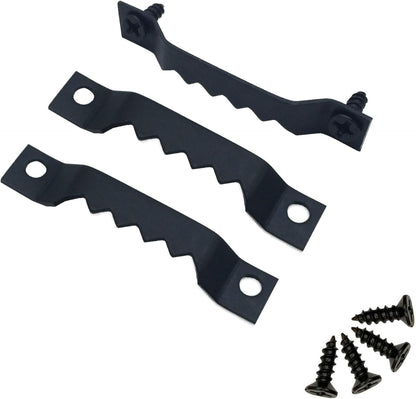 150 Pack Small Sawtooth Picture Hangers Steel Picture Hangers Picture Frames Hangers with Screws Picture Hang Solutions, for Hanging Clock Paintings Artwork Picture Frame Hook Photos (Black)