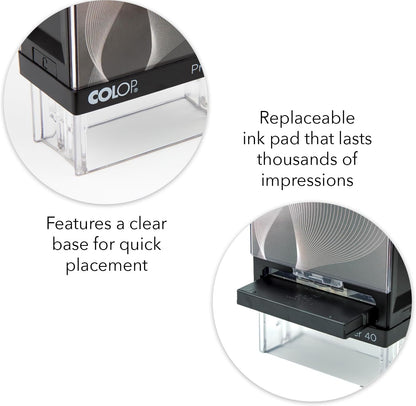 Custom Return Address Stamp - Personalized Self-Inking Stamp | Choose from Multiple Designs | Custom Address Rubber Stamper | Stamps for Mailing | Self Inked Return Stamps | Evrest Press
