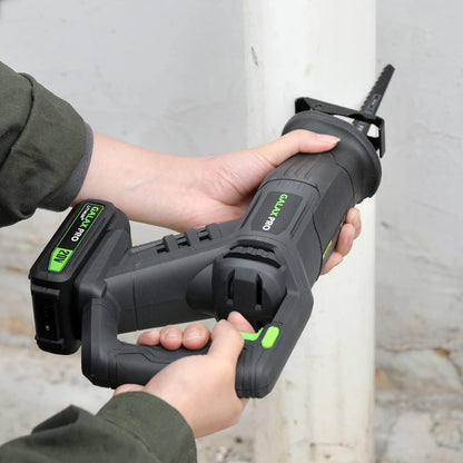 GALAX PRO Cordless Reciprocating Saw with 20V 2.0Ah battery, 0-3000RPM Variable Speed Power Reciprocating Saws with 7/8" Stroke Length,5pcs Zallsaw Blade for thin wooden board, soft metal Cutting