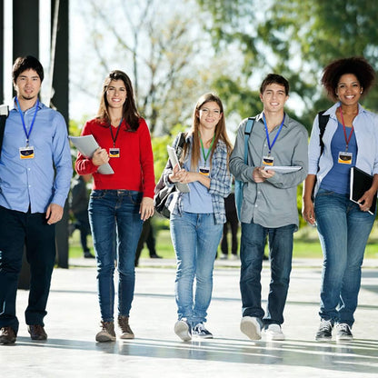 Ollain Badge Lanyards Neck Bulk Cruise Lanyards Lanyard with Clip for ID Card Name Tags Badge Holders (Green, 50 Pack)